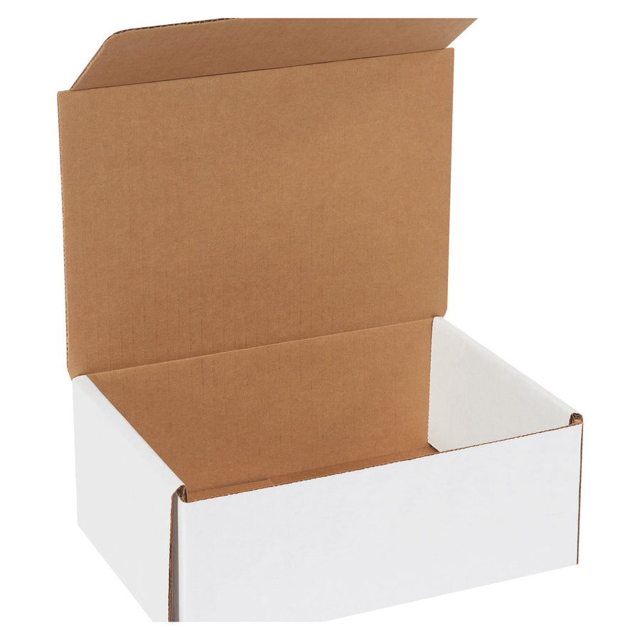 8x6x3 ECT-32-B White Corrugated Mailers 50-Pack M863 - alias listing