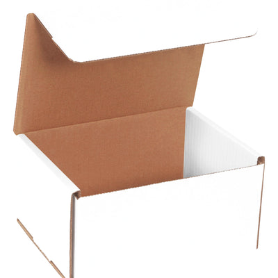 8x6x4 ECT-32-B White Corrugated Mailers 50/Bundle M864 - alias listing
