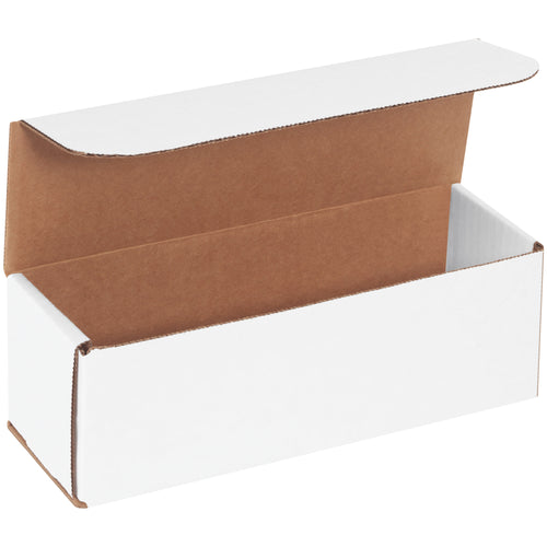Ship small, lightweight items with confidence using these 9x3x3 white corrugated mailers. Engineered from ECT-32-B material with crush-resistant double-wall construction, they fold flat for easy assembly‚no tape, glue, or staples required. Each 50-pack bundle maximizes freight efficiency and reduces postage costs per unit.