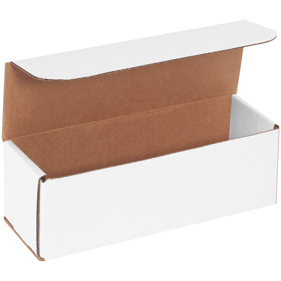 Ship small, lightweight items with confidence using these 9x3x3 white corrugated mailers. Engineered from ECT-32-B material with crush-resistant double-wall construction, they fold flat for easy assembly–no tape, glue, or staples required. Each 50-pack bundle maximizes freight efficiency and reduces postage costs per unit.
