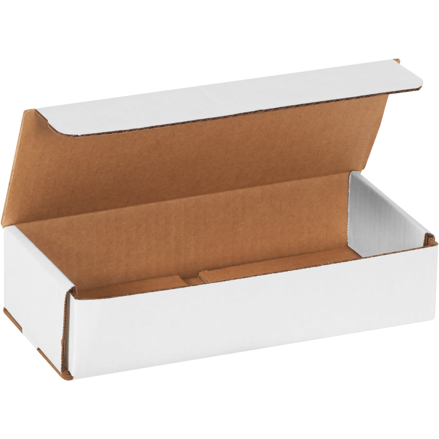 Heavy-duty 9x4x2" one-piece corrugated mailers with ECT-32-B rated crush resistance. No tape, glue, or staples required‚fold and ship in seconds. Perfect for small lightweight items. Sold as bundle of 50.