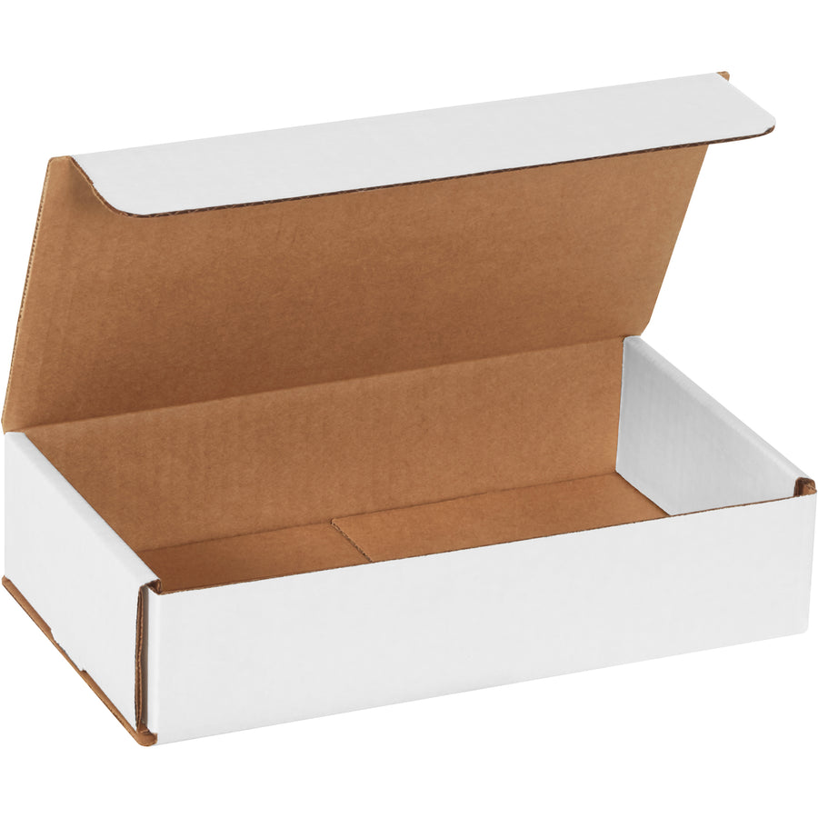 Ship small items faster and cheaper with these one-piece white corrugated mailers. ECT-32-B material delivers crush-resistant protection with zero assembly time‚just fold and seal. 50-pack bundle keeps your fulfillment costs low and your warehouse efficient.
