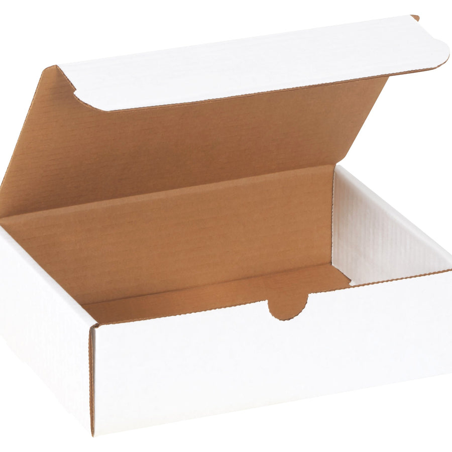 9x6.5x2.75 White Corrugated Literature Mailers 50-Pack M962 - alias listing