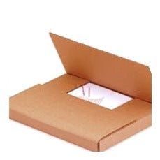 9.62x6.62x3.5 Kraft Easy Fold Mailers 50/Bundle M963BFK - alias listing