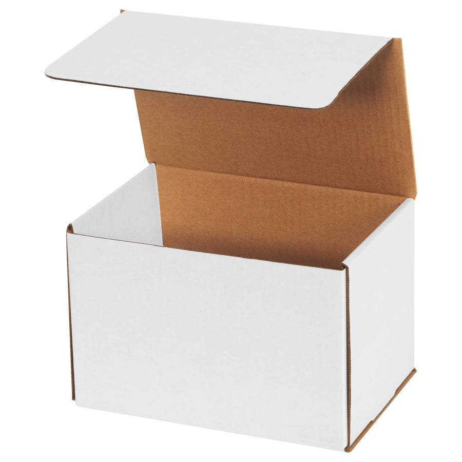 9x6x6 ECT-32 White Corrugated Mailers 50/Bundle M966 - alias listing