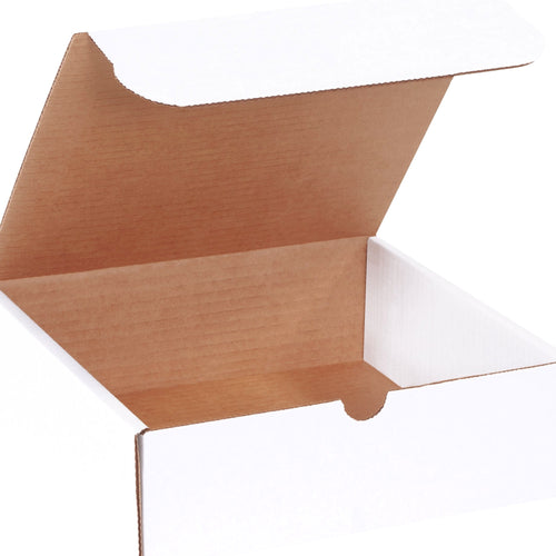 9x9x3 White Self-Seal Corrugated Literature Mailers 50-Pack M993 - alias listing
