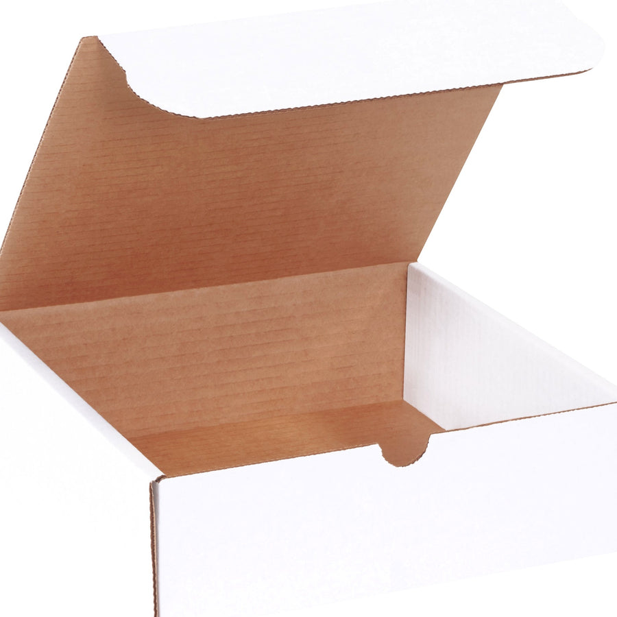 9x9x3 White Self-Seal Corrugated Literature Mailers 50-Pack M993 - alias listing