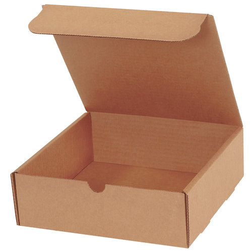 9x9x3 Kraft Self-Seal Corrugated Literature Mailers 50/Bundle M993K