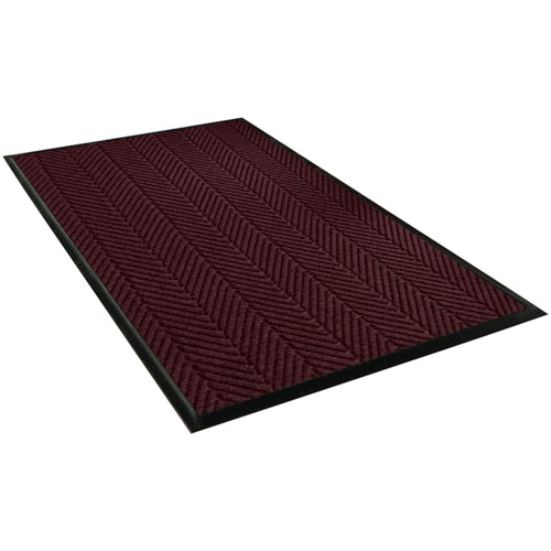 Premium 5' x 3' Waterhog™ Elite entry mat with quick-drying polypropylene fiber and non-skid rubber backing. The herringbone pattern delivers professional aesthetics while resisting fading and rot. Ideal for high-traffic indoor and outdoor applications requiring durable, easy-maintenance floor protection.