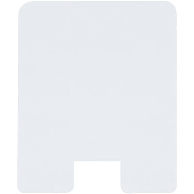 10x12 White Corrugated Ballot Box Header Cards - ECT-32-B, Bundle of 10