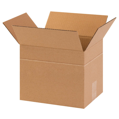 10x8x8 ECT-32 Kraft Multi-Depth Corrugated Shipping Boxes 25-Pack MD1088