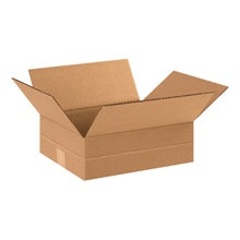 12x10x4 Multi Depth Corrugated Boxes 25-Pack