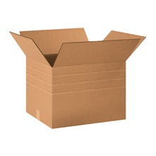 18x14x12 Multi Depth Corrugated Boxes 25/Bundle