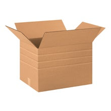 20x12x12 Kraft Multi-Depth Corrugated Shipping Boxes 20-Pack