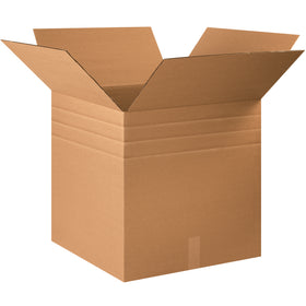 Eliminate carton sizer complexity with pre-scored multi-depth corrugated boxes that fold to five different heights–perfect fit every time. ECT-32 kraft construction delivers durability while reducing your carton inventory and per-unit shipping costs. Sold as a bundle of 10.