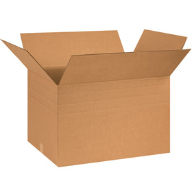 Eliminate carton sizing complexity with pre-scored multi-depth corrugated boxes that fold to your exact dimensions. These ECT-32 kraft shipping cartons reduce inventory SKU count and parcel shipping costs by letting you right-size every box. Bundle of 10 boxes delivers immediate cost savings for warehouse and fulfillment operations.