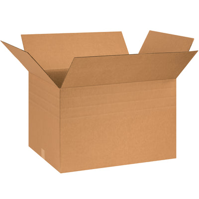 Eliminate carton sizing complexity with pre-scored multi-depth corrugated boxes that fold to your exact dimensions. These ECT-32 kraft shipping cartons reduce inventory SKU count and parcel shipping costs by letting you right-size every box. Bundle of 10 boxes delivers immediate cost savings for warehouse and fulfillment operations.