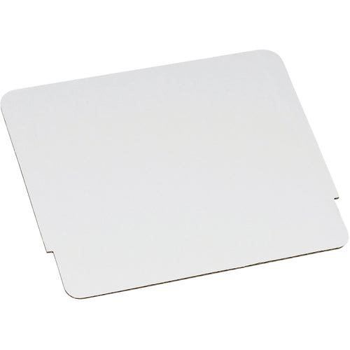 Upgrade your counter display with these durable white corrugated header cards‚9 3/8