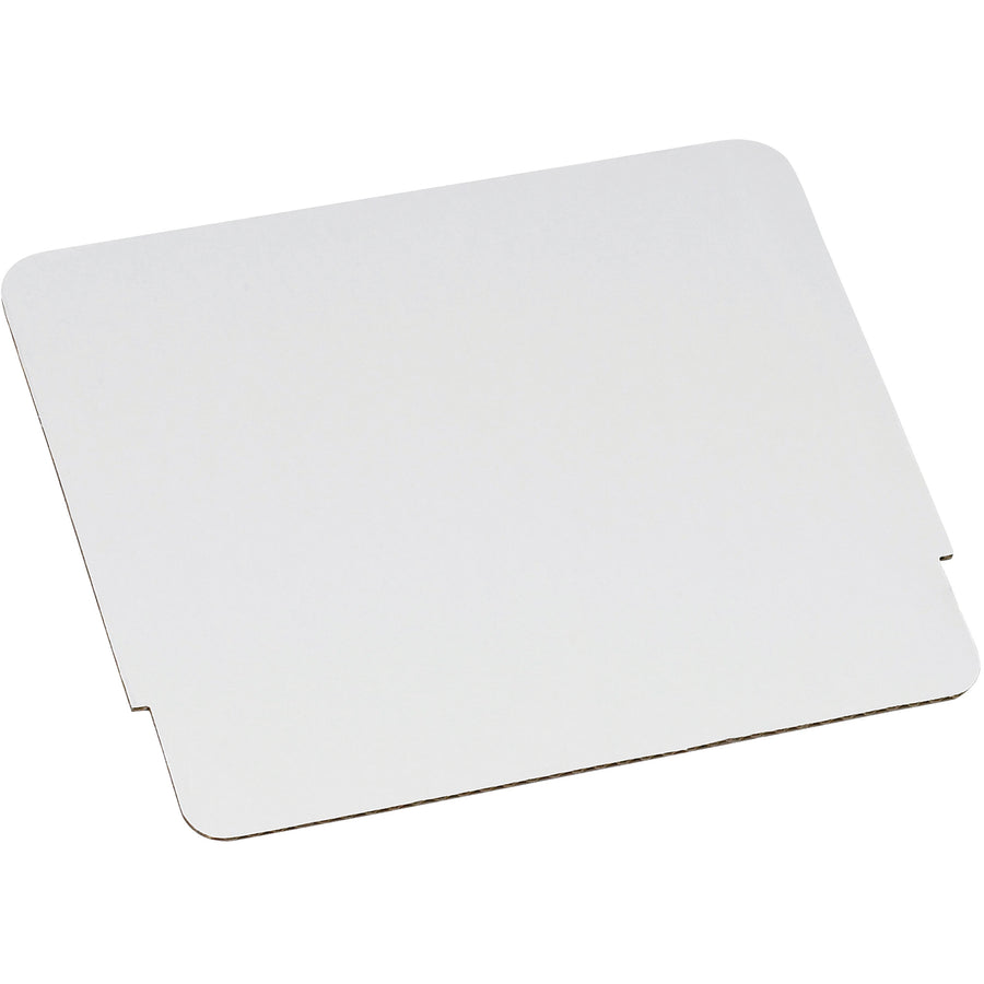 Upgrade your counter display with these durable white corrugated header cards‚9 3/8" x 7 3/4" ECT-32-B construction that withstands high-traffic retail and warehouse environments. Label or write directly on the header to showcase your marketing message. Sold in bundles of 10 and ships flat to maximize freight efficiency.