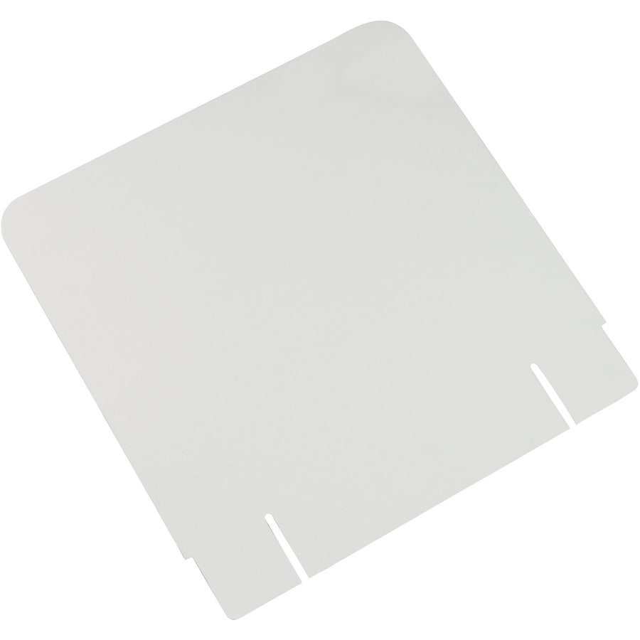 Upgrade your large bin floor display with these professional white corrugated header cards. Measuring 23¾" x 24¾", they're built from sturdy ECT-32-B corrugated material to handle high-traffic retail environments. Label or write directly on each card to advertise your offerings–ships flat in bundles of 10 for cost-efficient storage and shipping.