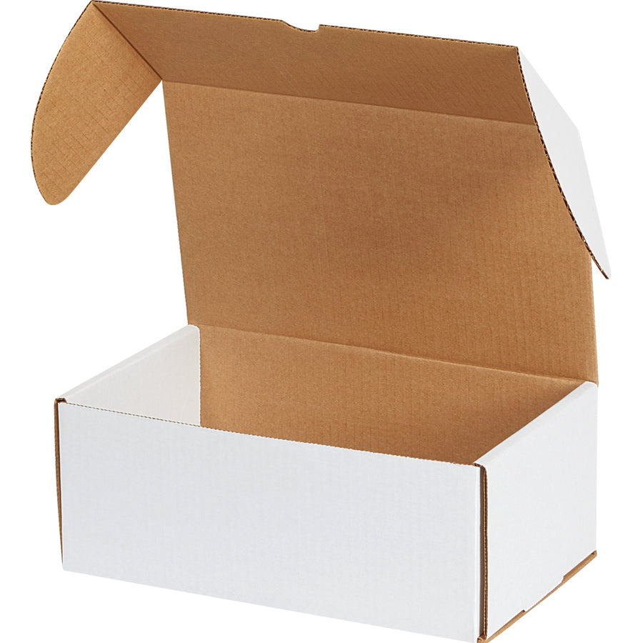 11.75x7.25x4.75 ECT-32 White Corrugated Tuck Mailers 25/Bundle MEZ1174 - alias listing