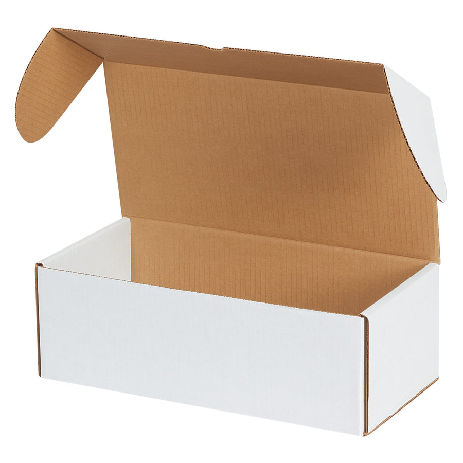 14.5x7.25x5 ECT-32 White Corrugated Tuck Mailers 25-Pack MEZ1475 - alias listing