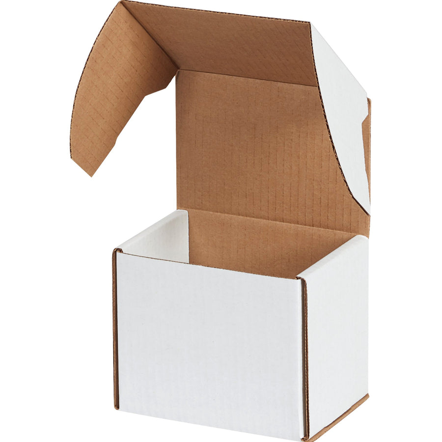5 5/8 x 4 3/16 x 5 in White Corrugated Outside Tuck Mailer 50/Bundle MEZ545 - alias listing