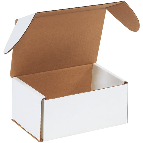 Premium white outside tuck mailers deliver professional presentation without interfering with contents. Built from strong ECT-32-B corrugated with front lock tabs ensuring secure closure and double-wall protection on 3 sides. Ships flat in bundles of 25 for convenient storage and handling.