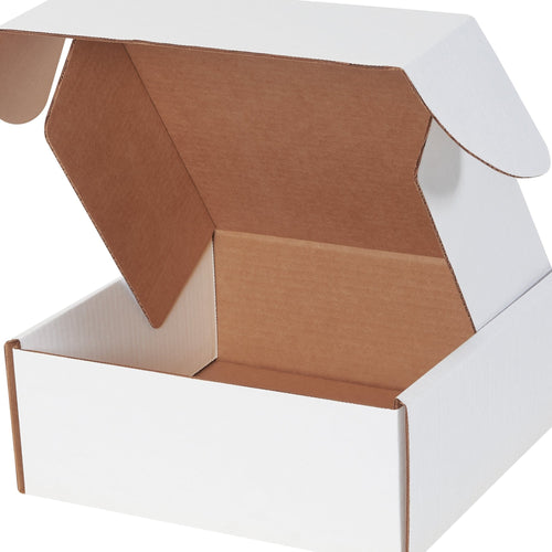 10x10x4 White Corrugated Literature Mailers 50-Pack MFL10104 - alias listing