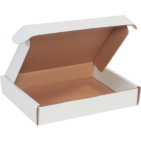 Professional deluxe white literature mailers designed for e-commerce brands shipping important documents, catalogs, and promotional materials. These crush-resistant, corrugated mailers assemble in seconds with self-sealing front locking tabs and protective side flaps‚no tape, glue, or staples required. Bundle of 50 mailers.