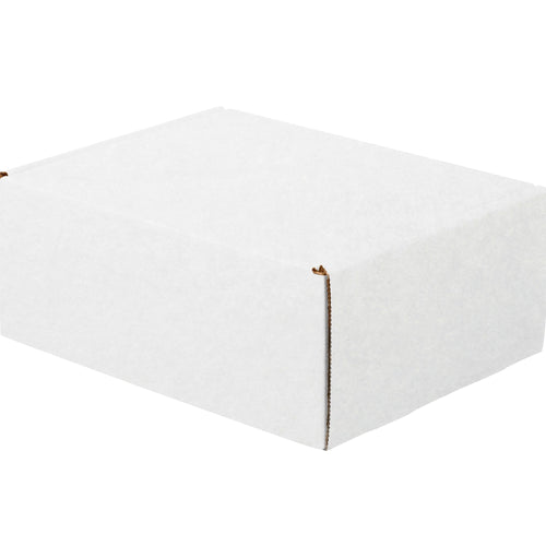 11 1/8 x 8 3/4 x 4 in White Corrugated Literature Mailers Self-Seal 50/Bundle MFL1184 - alias listing