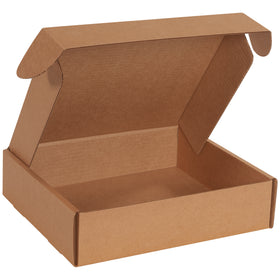 Protect valuable documents and marketing materials with our 12x11x3 kraft deluxe literature mailers. Built from heavy-duty ECT-32-B corrugated with protective side flaps and front tuck closure‚no tape, glue, or staples required. Ships as a convenient bundle of 50.