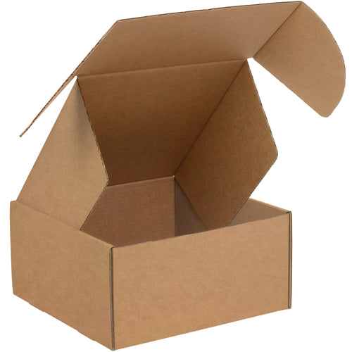 Protect your documents with our 12x12x6 deluxe kraft corrugated literature mailers featuring protective side flaps and secure front tuck closure. Made from heavy-duty ECT-32-B corrugated material, these crush-resistant mailers assemble in seconds without tape, glue, or staples‚sold as a convenient 50-pack bundle.
