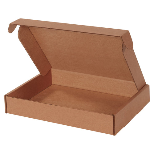 12 1/8 x 9 1/4 x 2 in Kraft Deluxe Literature Mailer Crush Resistant 50/Bundle MFL1292K