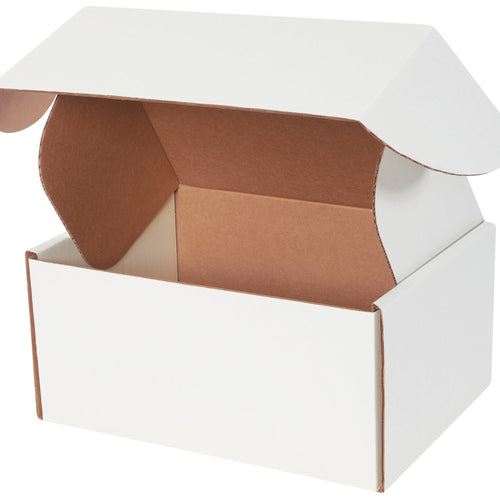 12 1/8 x 9 1/4 x 6 in White Deluxe Literature Mailers Crush Resistant 50/Bundle MFL1296