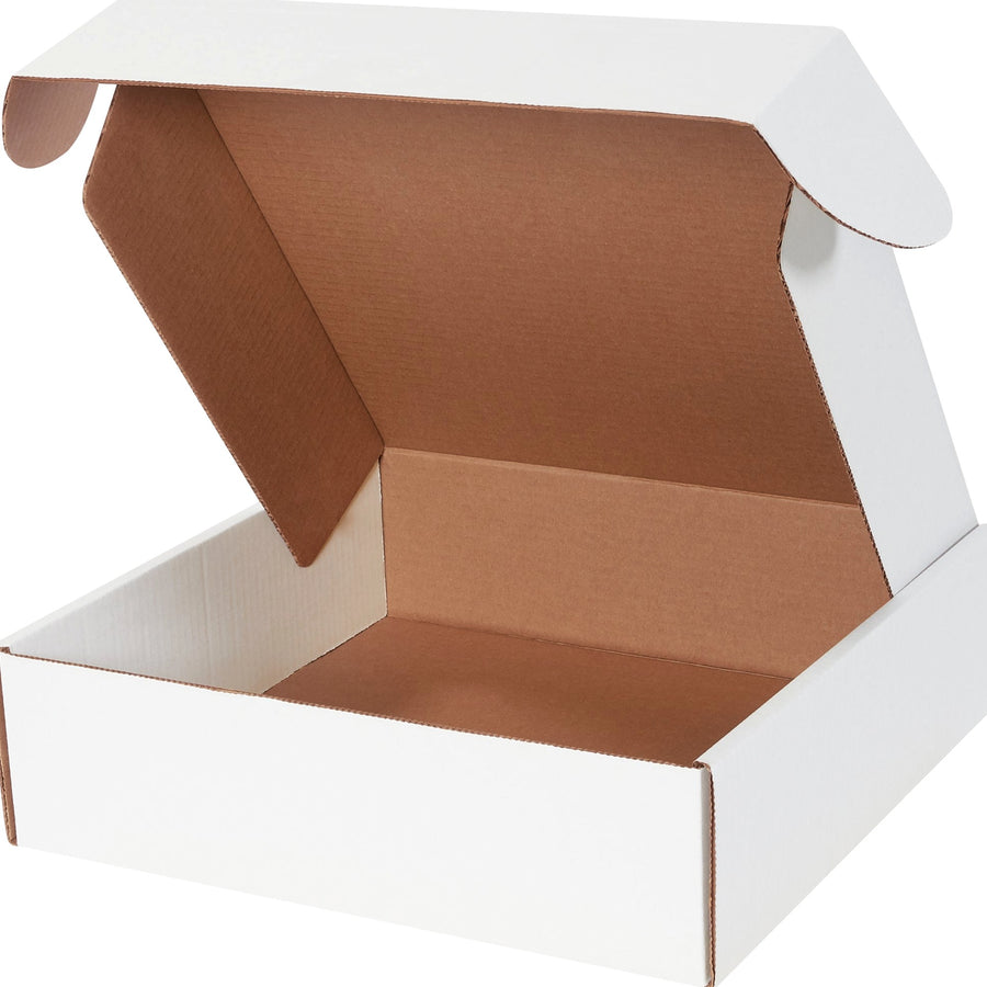 14x14x4 White Corrugated Literature Mailers MFL14144 - alias listing