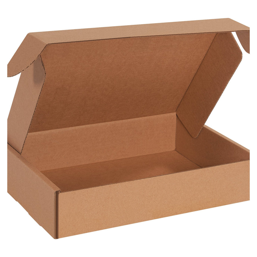 15 1/8 x 11 1/8 x 3 in Kraft Deluxe Literature Mailer 50-Pack MFL15113K - alias listing