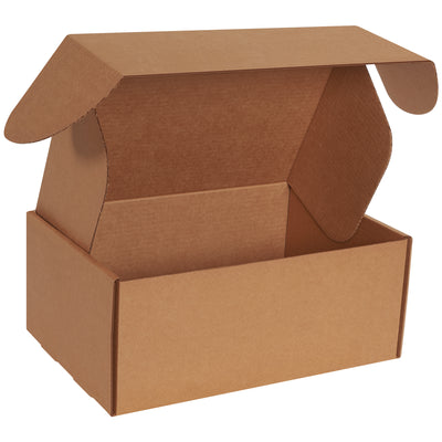 Professional 16" x 12" x 6" kraft corrugated literature mailers designed for e-commerce brands shipping high-value documents, catalogs, and promotional materials. ECT-32-B construction delivers crush resistance with one-piece fold-and-tuck assembly‚no tape, glue, or staples required. Sold as a bundle of 25 mailers.