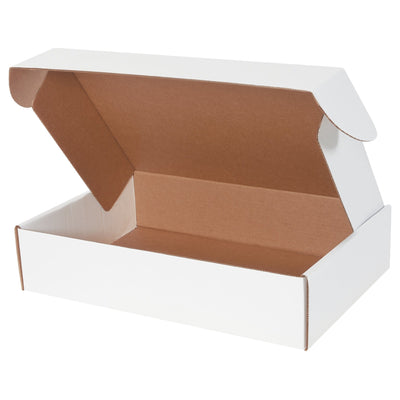 18x12x4 White Corrugated Literature Mailers 25/Bundle MFL18124 - alias listing