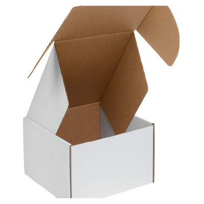 4x4x4 White Corrugated Literature Mailers 50-Pack MFL444 - alias listing