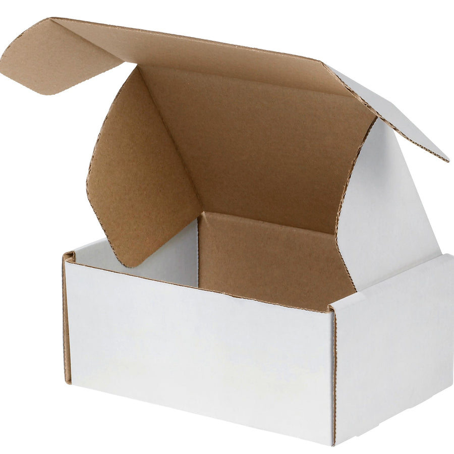 9x6.25x4 White Corrugated Literature Mailers 50-Pack MFL964 - alias listing