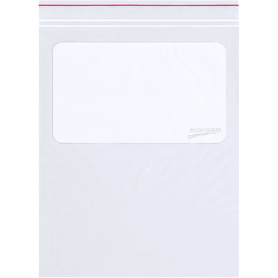 Heavy-duty 2 mil clear polyethylene reclosable bags with integrated white block for direct pen marking‚no labels required. FDA/USDA food-contact certified with premium Red Line‚Ñ¢ single-track zipper that extends the full width. Perfect for parts identification, food storage, and inventory organization. Sold by the case of 1,000 bags.