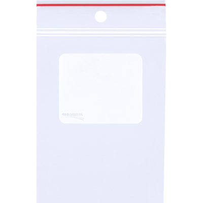 4x6 4 Mil Reclosable Hang Holes White Block Poly Bags 1000/Case MG4015 - alias listing