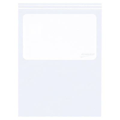 6x9 4 Mil Reclosable Hang Holes White Block Poly Bags 1000/Case MG4025 - alias listing
