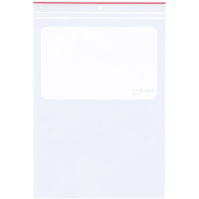 Heavy-duty 4 mil reclosable poly bags with pre-punched hang holes and white block write-on surface‚no labels needed. FDA/USDA food-contact approved and reusable. Ships in convenient case of 1000.