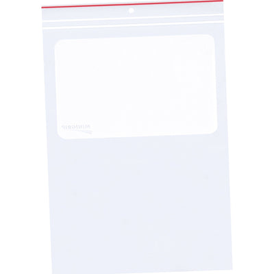 9x12 4 Mil Reclosable Hang Holes White Block Poly Bags 1000/Case MG4035 - alias listing