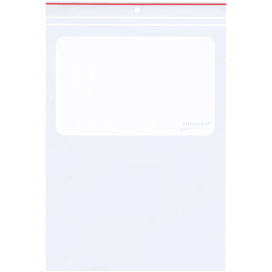 Heavy-duty 4 mil reclosable poly bags with pre-punched hang holes and large white block area for direct marking‚no labels needed. Perfect for retail display, parts organization, and food storage. Sold as a case of 1,000 bags and meet FDA/USDA food contact specifications.
