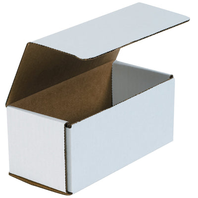 7.5x3.5x3.25 ECT-32 White Corrugated Mailers 50-Pack MIBM5C - alias listing