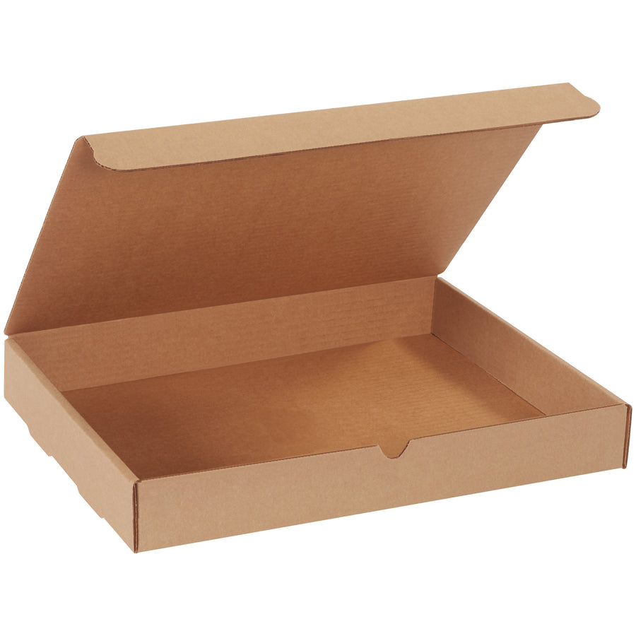 Ship documents and marketing materials with professional presentation. These 15 1/8 x 11 1/8 x 2" kraft corrugated mailers feature self-sealing construction and ECT-32-B strength, eliminating the need for tape, glue, or staples. Perfect for e-commerce brands seeking affordable, crush-resistant shipping solutions in bulk.
