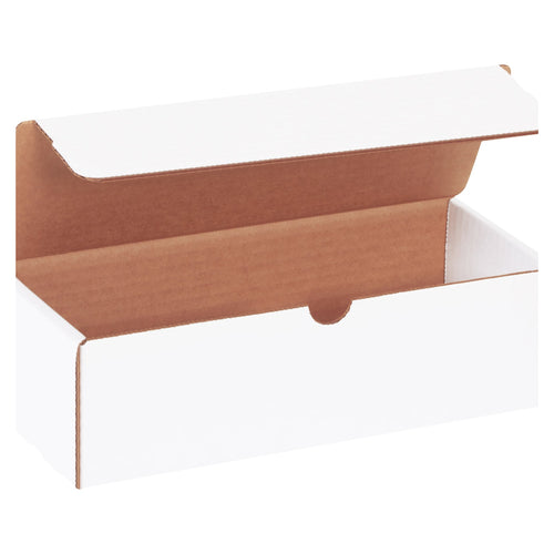 10x4x3 ECT-32-B White Corrugated Literature Mailers ML1043 - alias listing